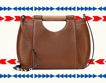 NYFW Most Wanted: Dowel Leather Round Tote