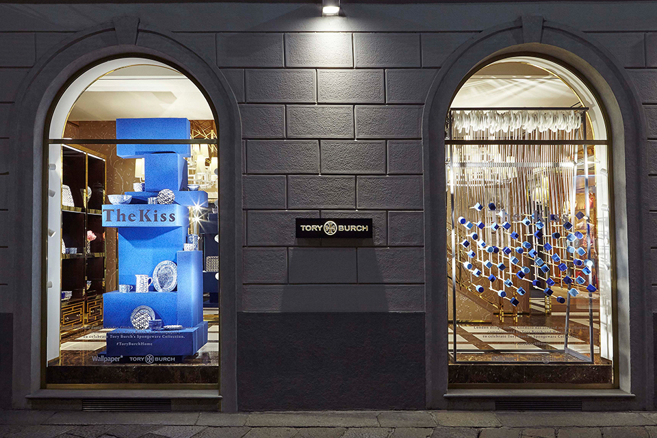 Spotlight On: Tory Burch x Glithero Spongeware Installation in Milan ...