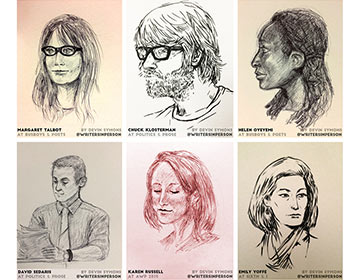 Book Issue: Author & Artist Devin Symons’ Portraits of Writers