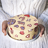 Holiday Issue: Peace & Love Cake