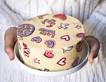 Holiday Issue: Peace & Love Cake