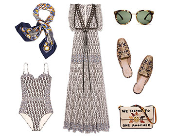 Beach Bohemia: Editors’ Style Tip, 1 Scarf, 3 Ways | Tory Daily