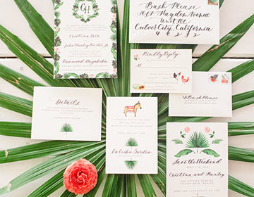 Trending: Personalized Watercolor Stationery