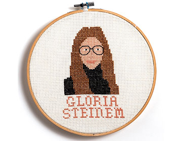 Entrepreneur Issue: Feminist Icon Cross-Stitch