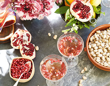 Mother’s Day: Nathan Turner’s Pomegranate Champagne Cocktail Recipe