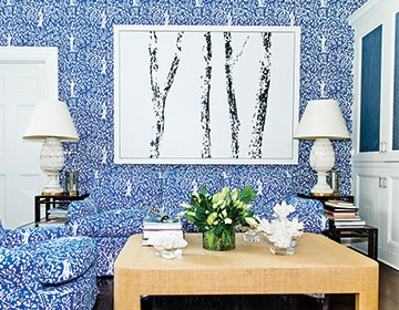 Color Issue: Spotlight on Tory’s Blue Room