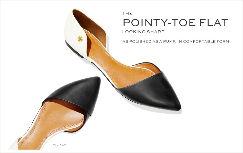 Pointy-Toe Flat