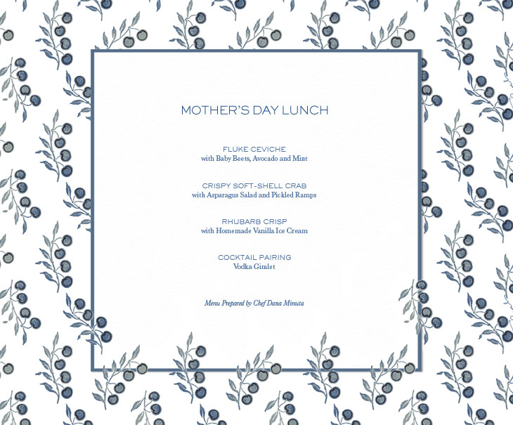 Tory Entertains: Mother’s Day Lunch