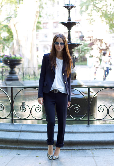 Street Style: Something Navy | Tory Daily