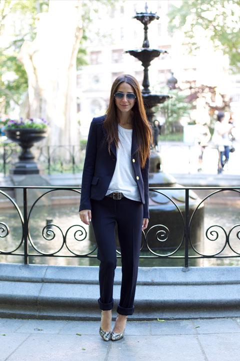 Street Style: Something Navy | Tory Daily